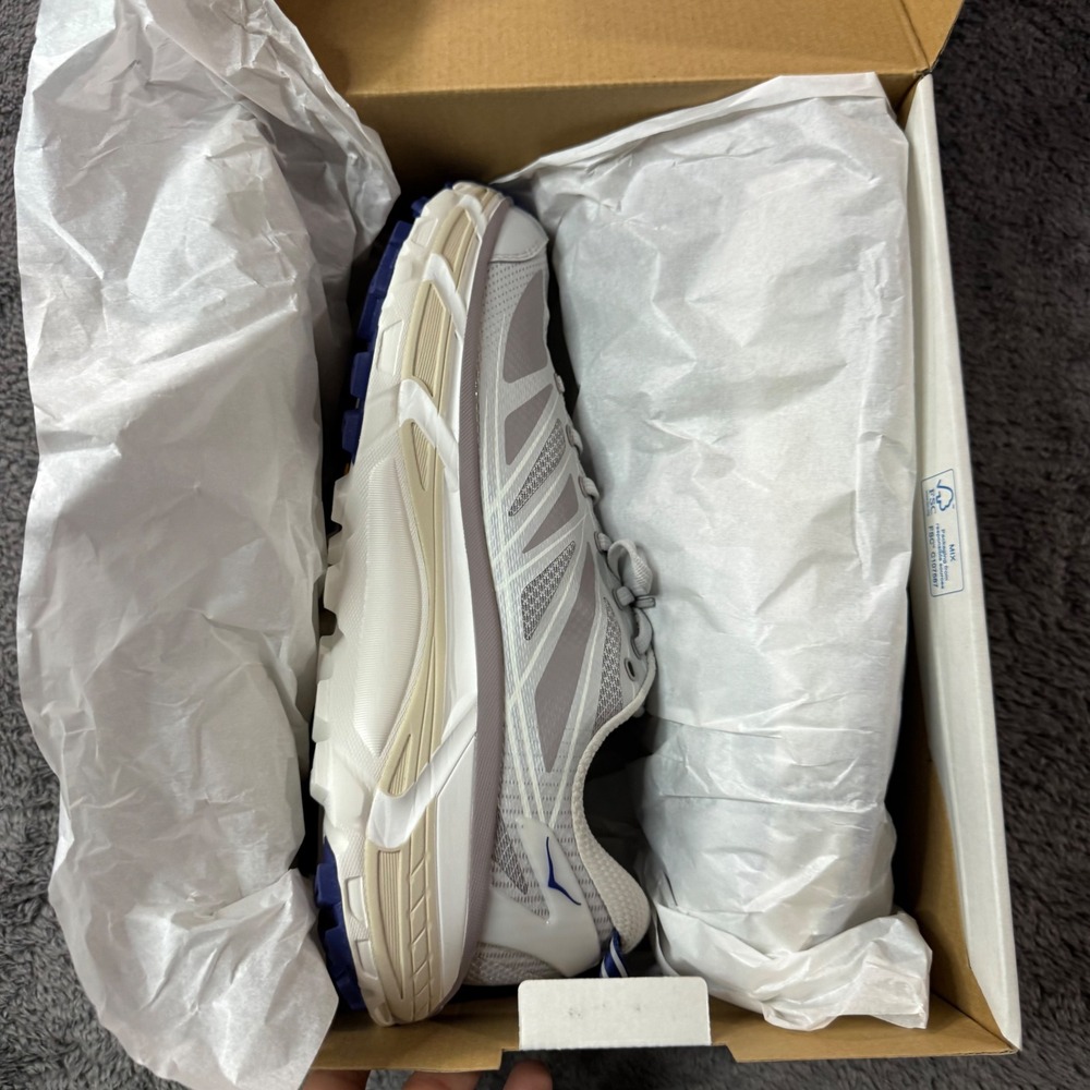 Hoka One One U Mafate Speed 2 Oat Milk Vapor Mens 11 Trail Running Shoes 1126851 - Picture 3 of 5